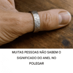 Muitas pessoas não conhecem o significado de um anel no dedo polegar Imagem da página de origem