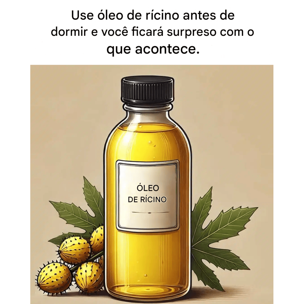 Óleo de Rícino: Transforme Pele e Cabelos Dormindo